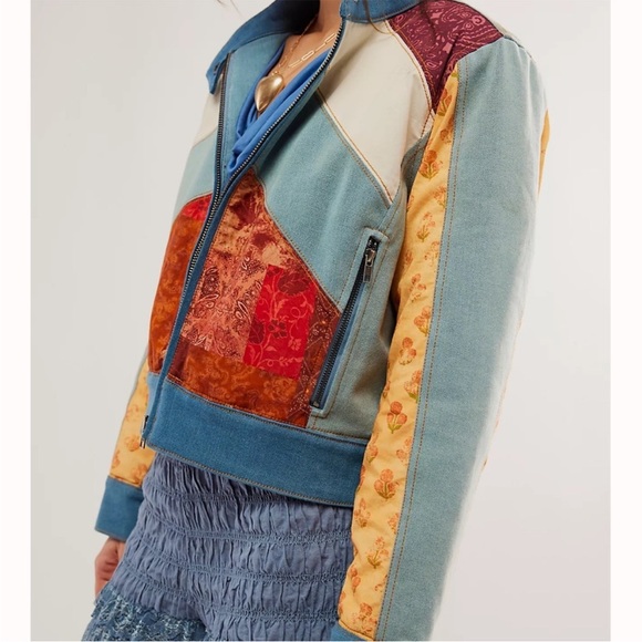 Free People   Patchwork Jacket - Picture 8 of 13